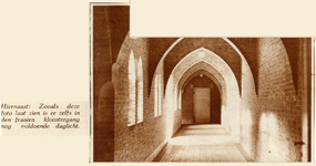 350573 Interieur van het klooster van de Onze Lieve Vrouwe ter Eem (Daam Fockemalaan 10) te Amersfoort: een gang met ...